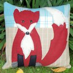 Fox Cub Cushion Cover