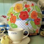 Bowl of Nasturtiums
