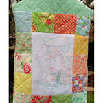 Quilted Giraffe Laundry Bag