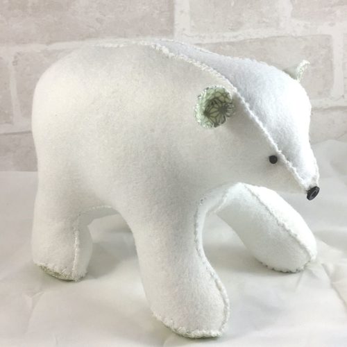 Polar Bear Softie by Bustle & Sew