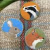 Woodland Animals Brooches