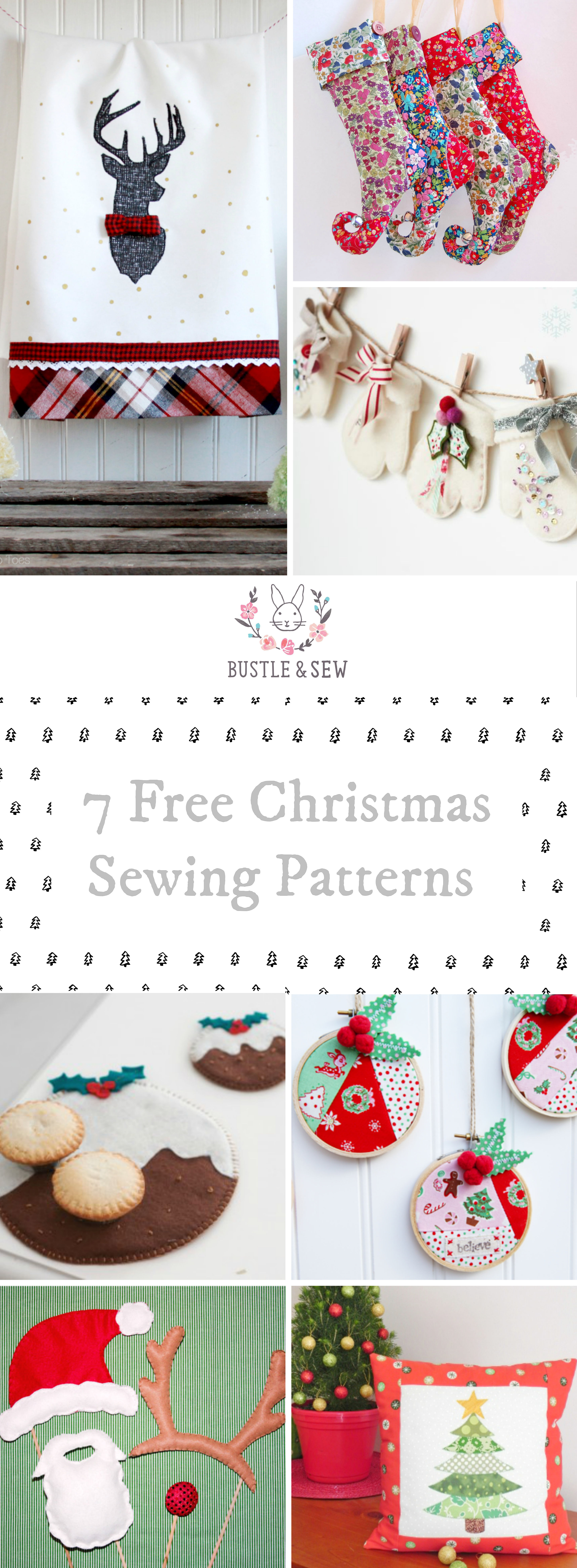 7 Free Christmas Sewing Patterns