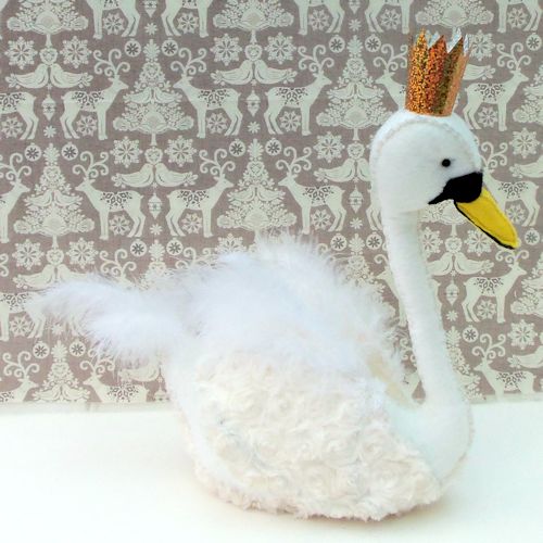 Swan Princess Softie by Bustle & Sew