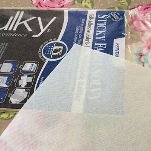 Transferring your embroidery pattern using Sulky Sticky Fabri