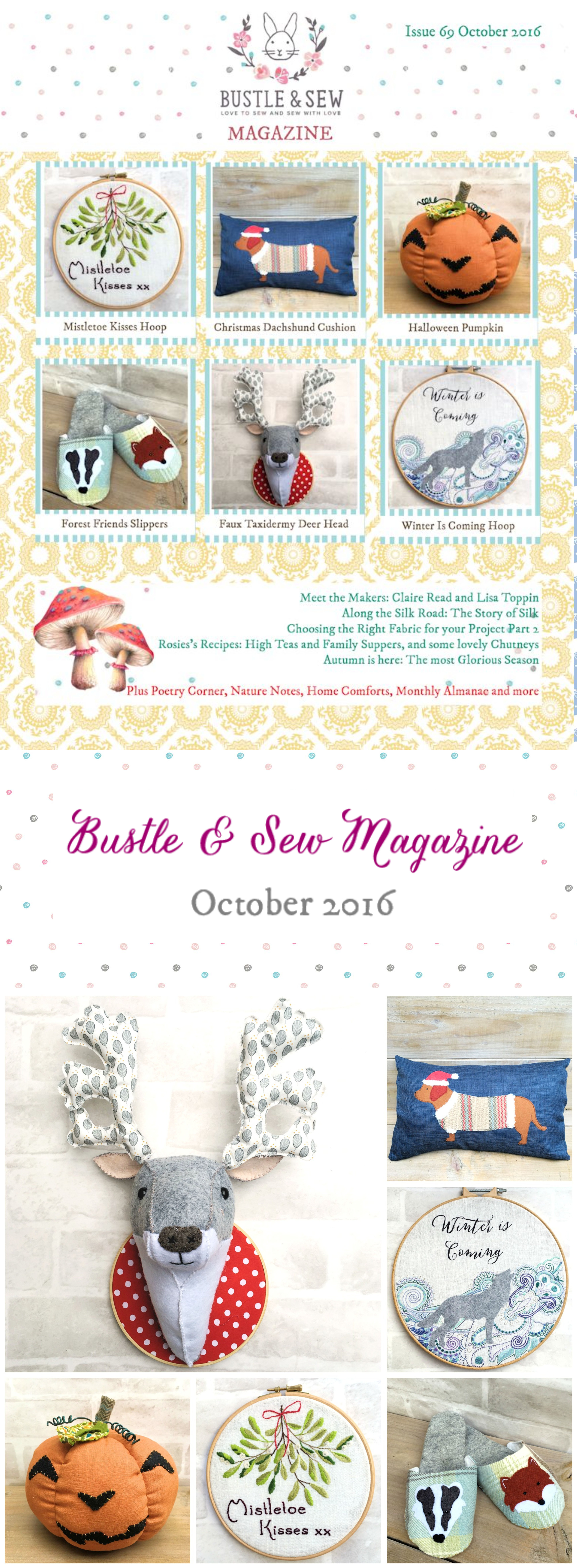 Bustle & Sew Magazine: October 2016