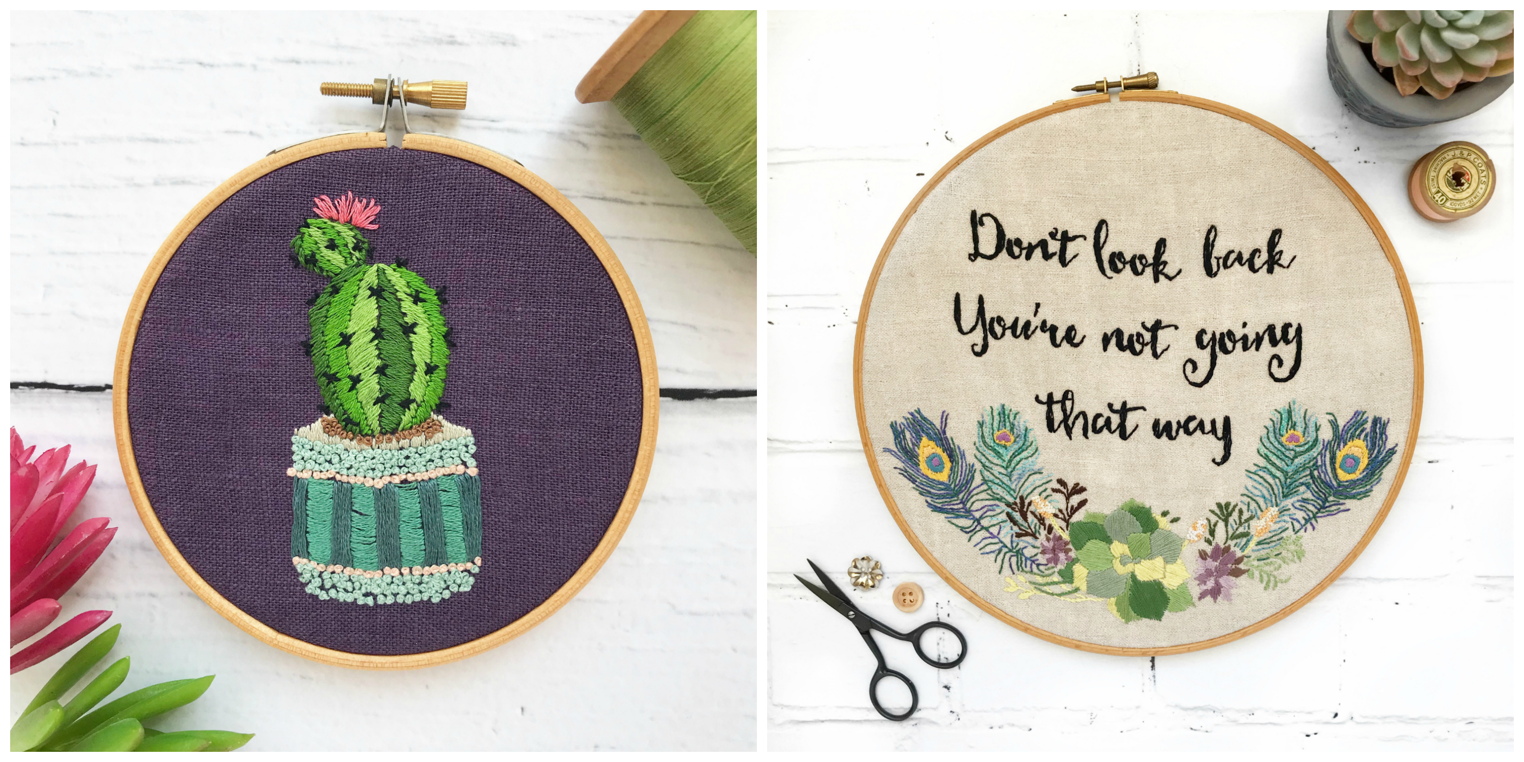How to back an embroidered item #diyembroidery #howto #embroidery