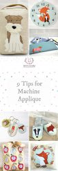 9 Tips for Applique by Bustle & Sew
