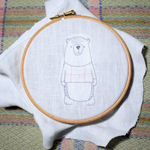 Bear not stitched