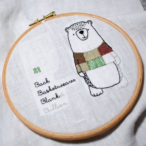B is for stitching Bear
